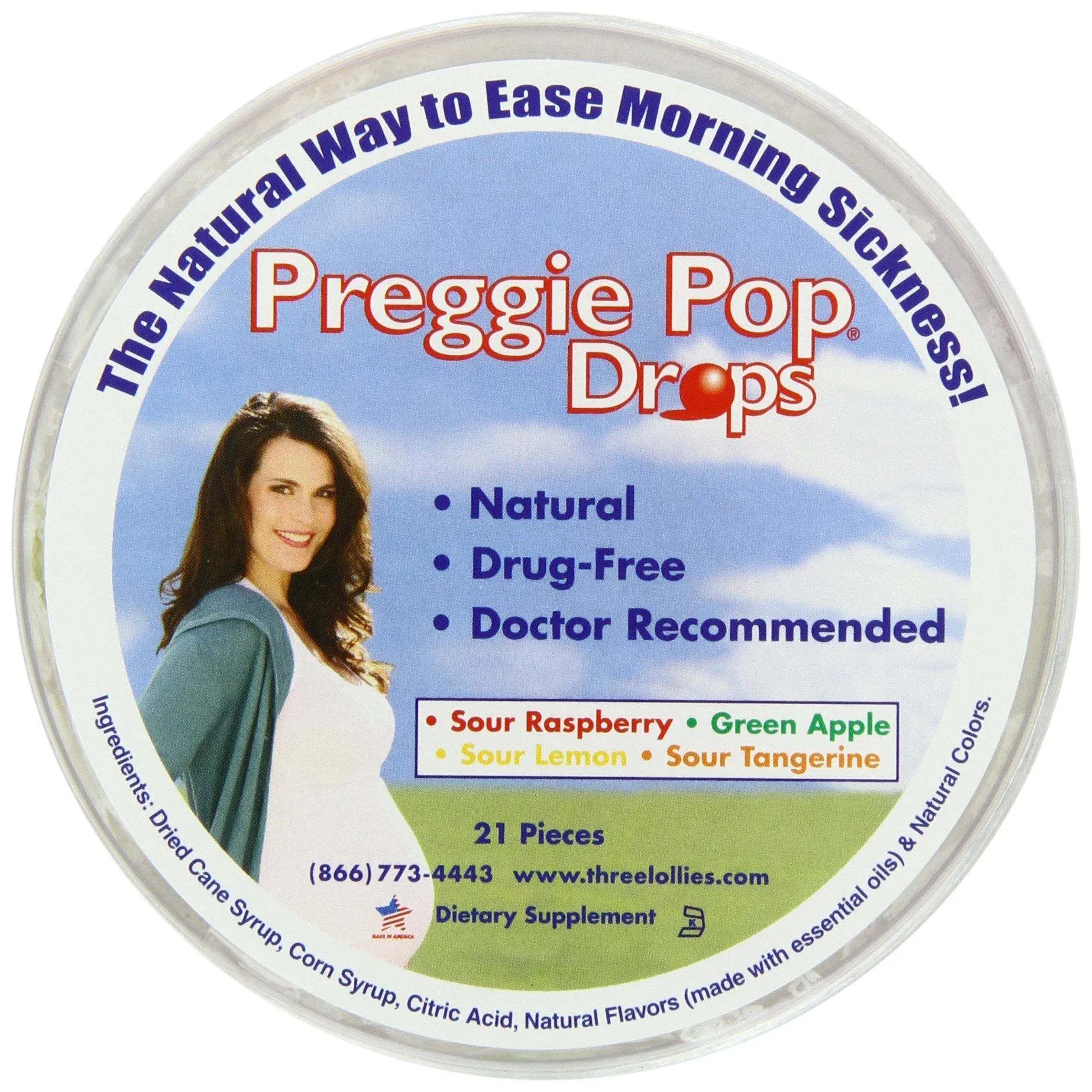 Three Lollies Preggie Drops + W/B 6 21 Ct