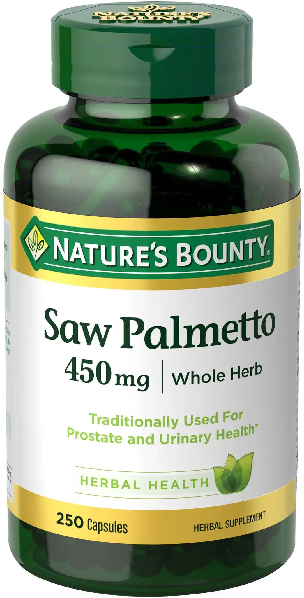 Nature's Bounty Whole Herb Saw Palmetto Capsules (68.04 g)