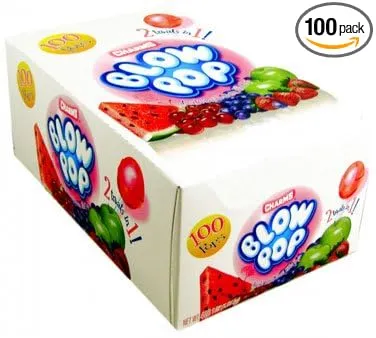 Blow Pops - Assorted, 100 count box