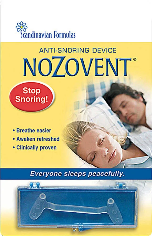 Scandinavian Formulas Nozovent Anti-Snore - 1 Pack