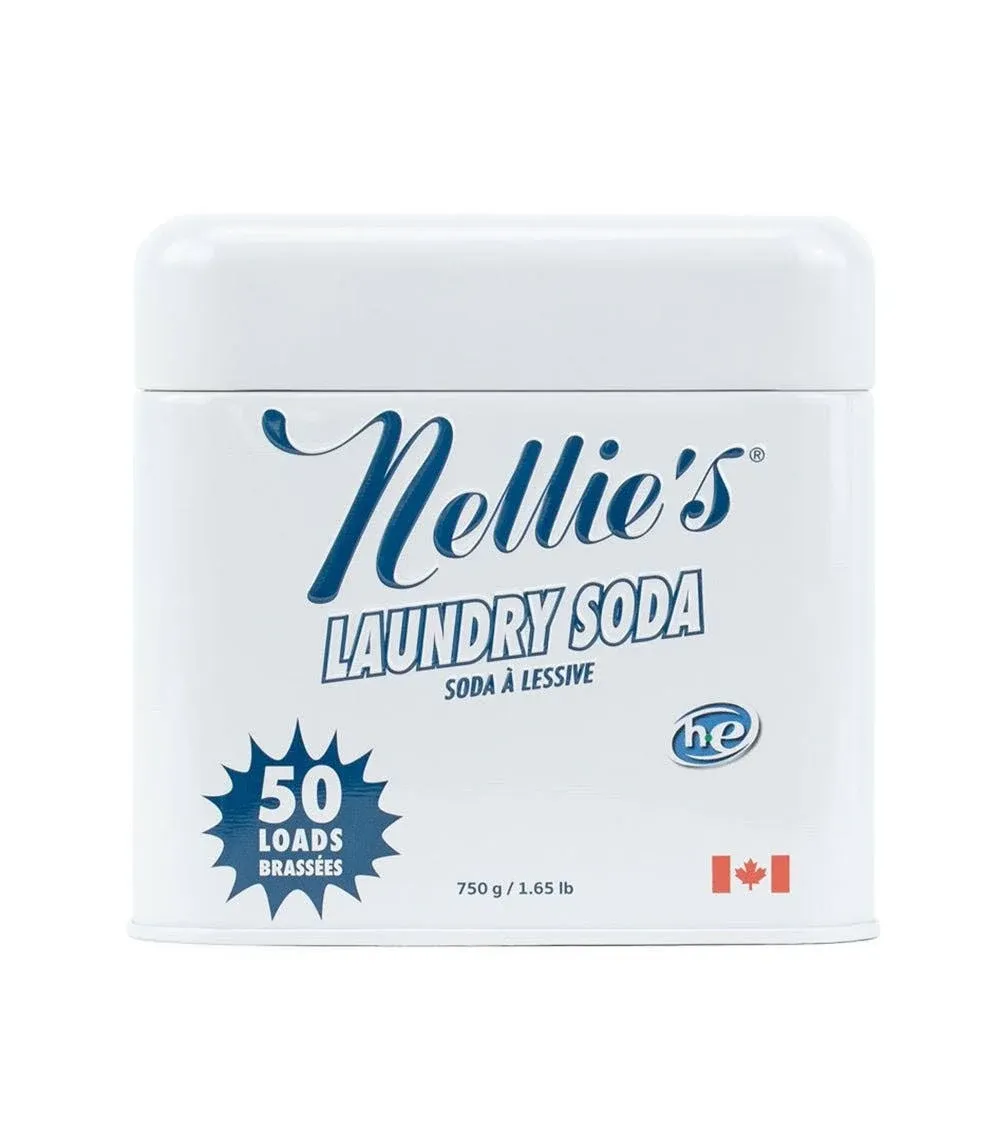 Nellie's Laundry Soda - Concentrated Laundry Detergent Powder - 50 Loads - Eco-Friendly, Biodegradable, Vegan, Hypoallergenic, Fragrance-Free, and Non-Toxic FormulaNellie's Laundry Soda - Concentrated Laundry Deter…