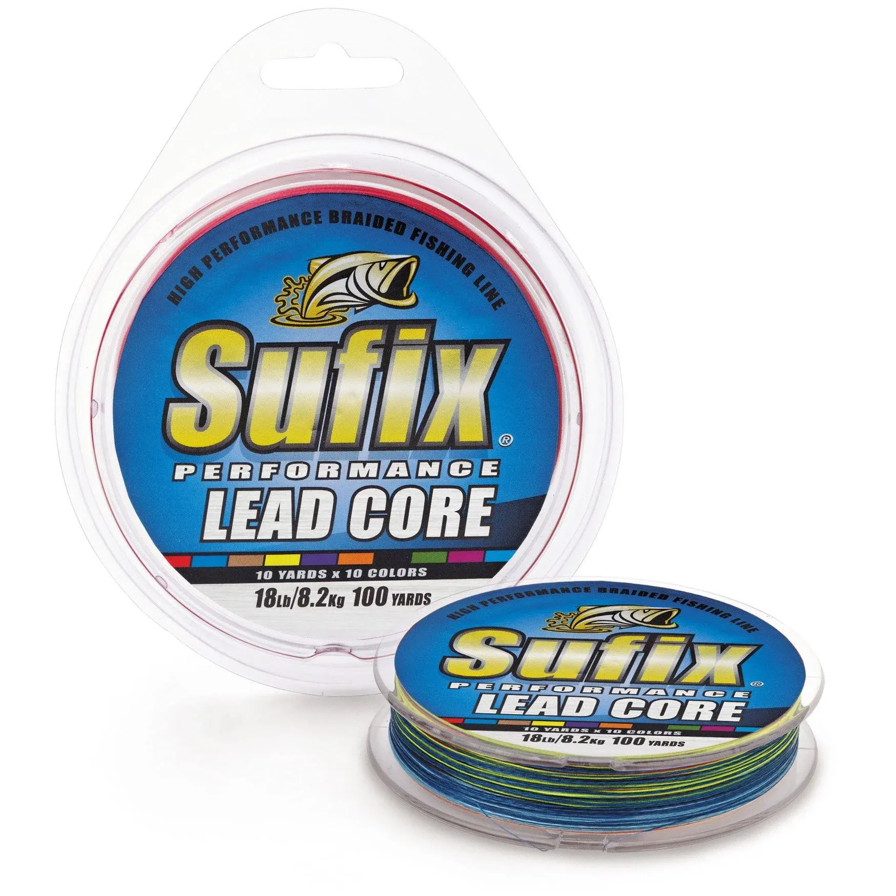 Sufix Performance Lead Core - 18lb - 10-Color Metered - 200 yds