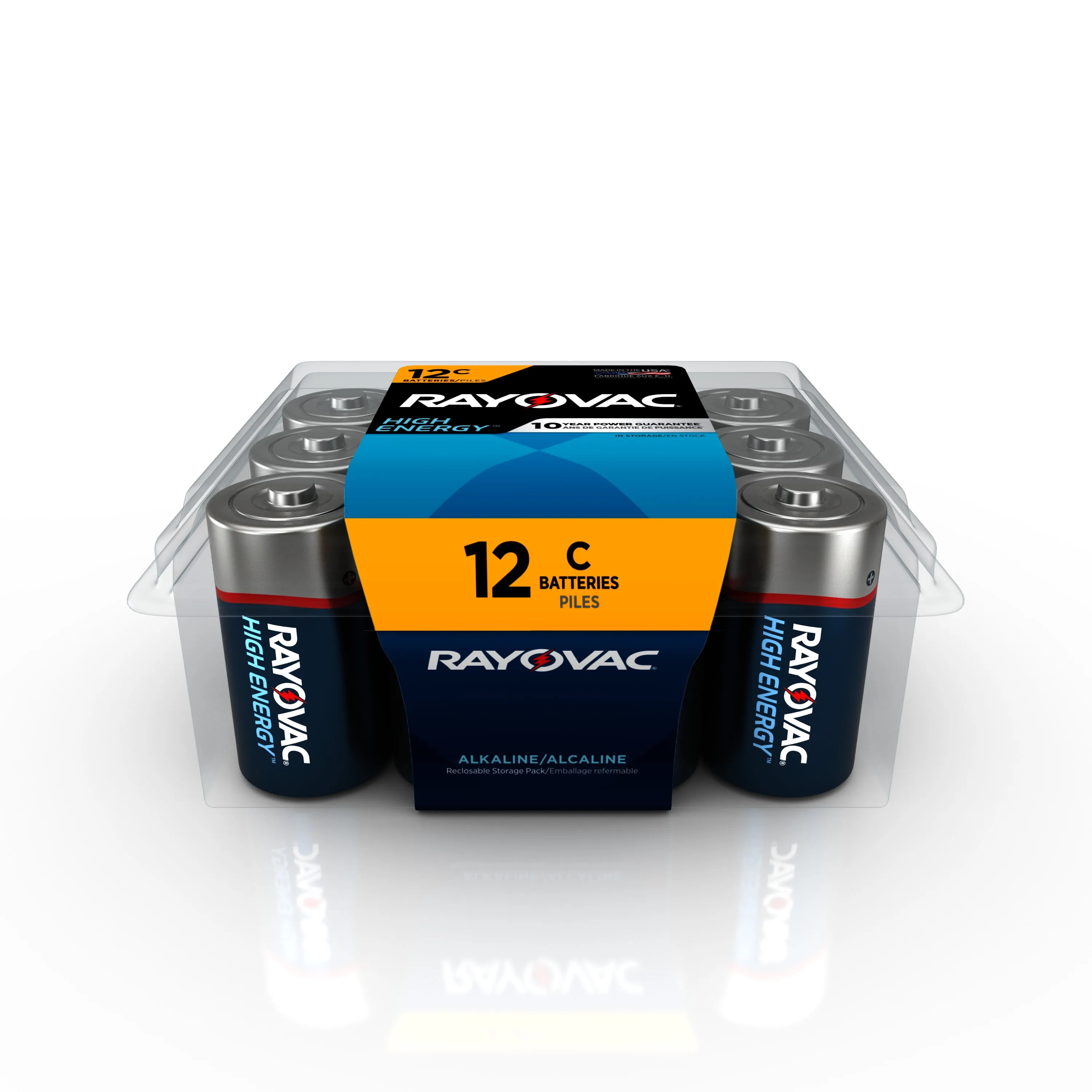 Rayovac C Alkaline Batteries 12 Pack