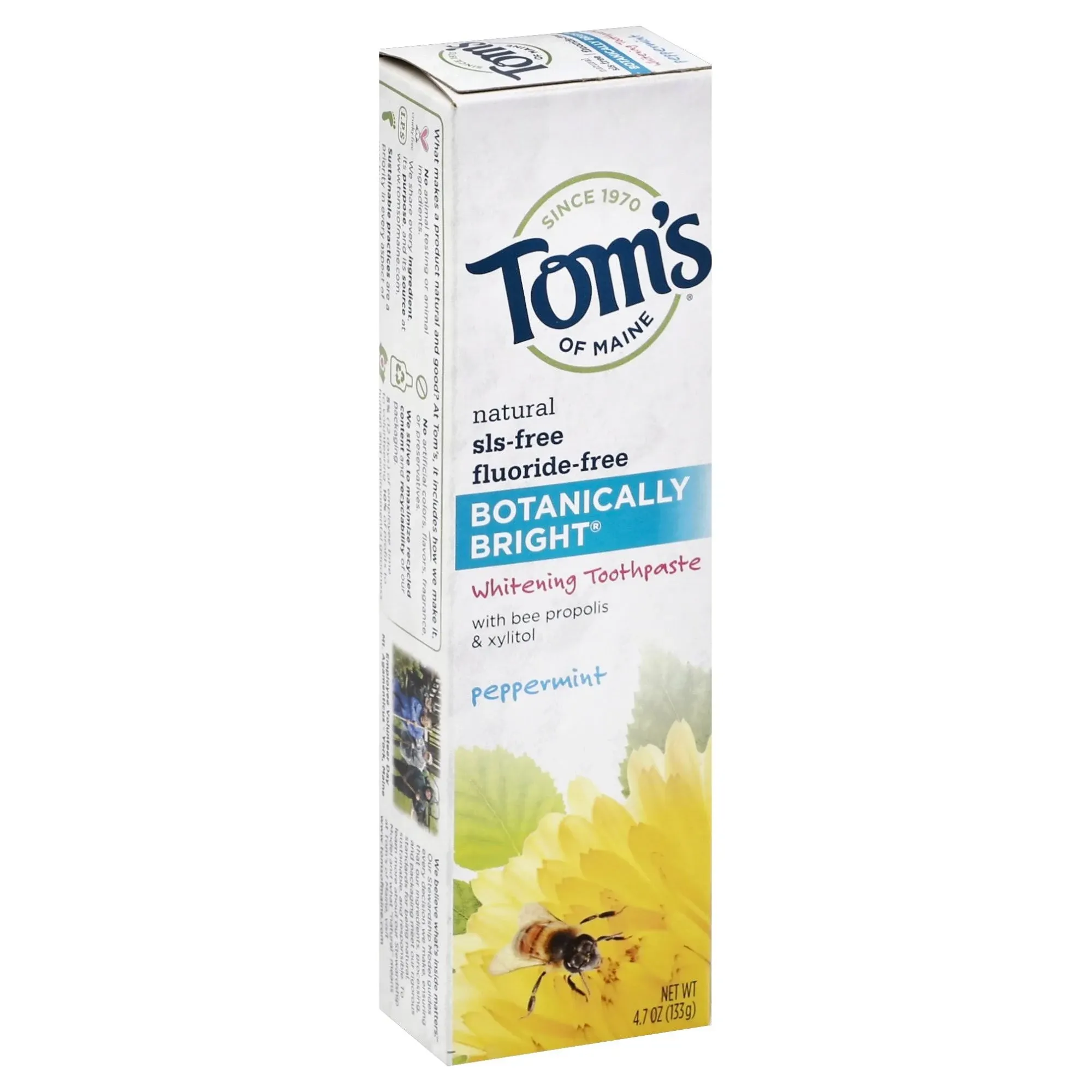 Tom's of Maine Botanically Bright Fluoride Free Toothpaste