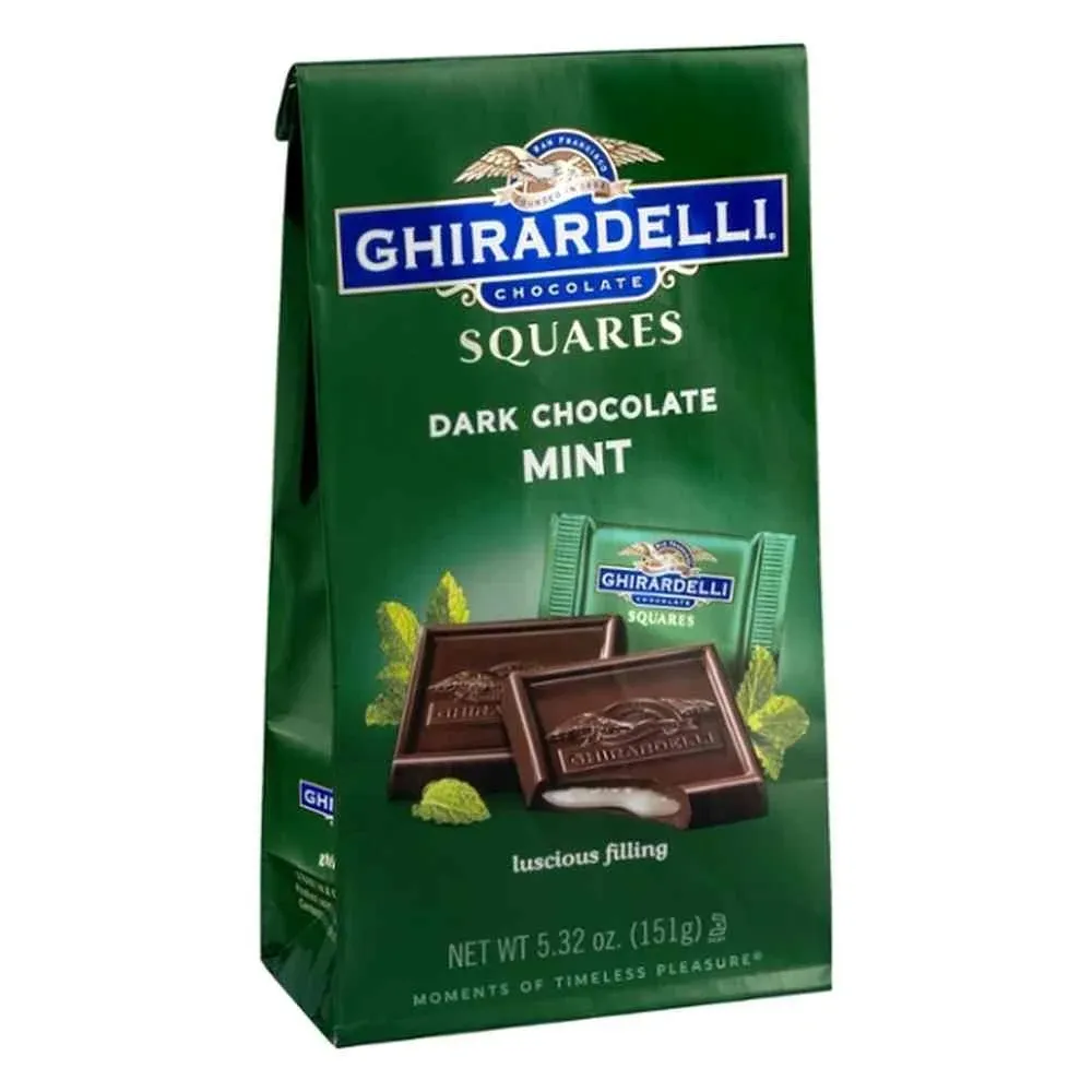 Ghirardelli Squares Caramel Milk Chocolate Candy Bar, 15.9 oz. (300-01035)