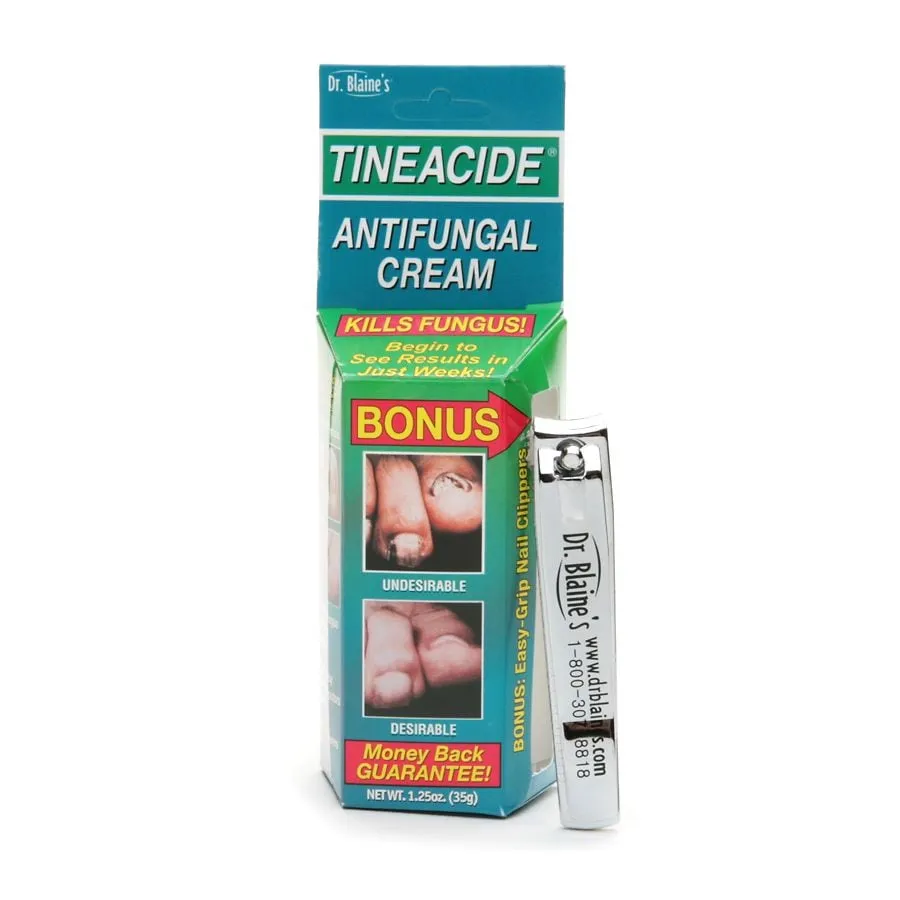 Dr. Blaine's Tineacide Antifungal Cream, 1.25 Ounce (Pack 2)