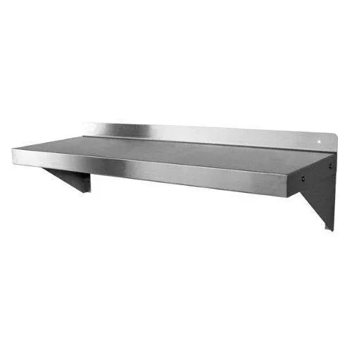 DuraSteel Stainless Steel Wall Shelf - 72" Wide x 12" Deep Commercial Grade - NSF Certified - Industrial Appliance Equipment (Restaurant, Bar, Home, Kitchen, Laundry, Garage and Utility Room)