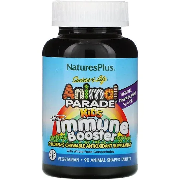 Nature&#39;s Plus Animal Parade Kids Immune Booster 90 Tablet