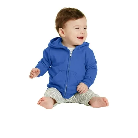 Port & Company Infant Core Fleece Full-Zip Hooded Sweatshirt