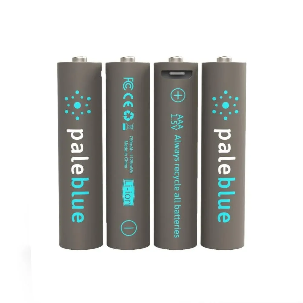 Paleblue D USB-c Rechargeable Batteries