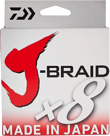 Daiwa J-Braid 300M 8-Strand Woven Round Braid Line