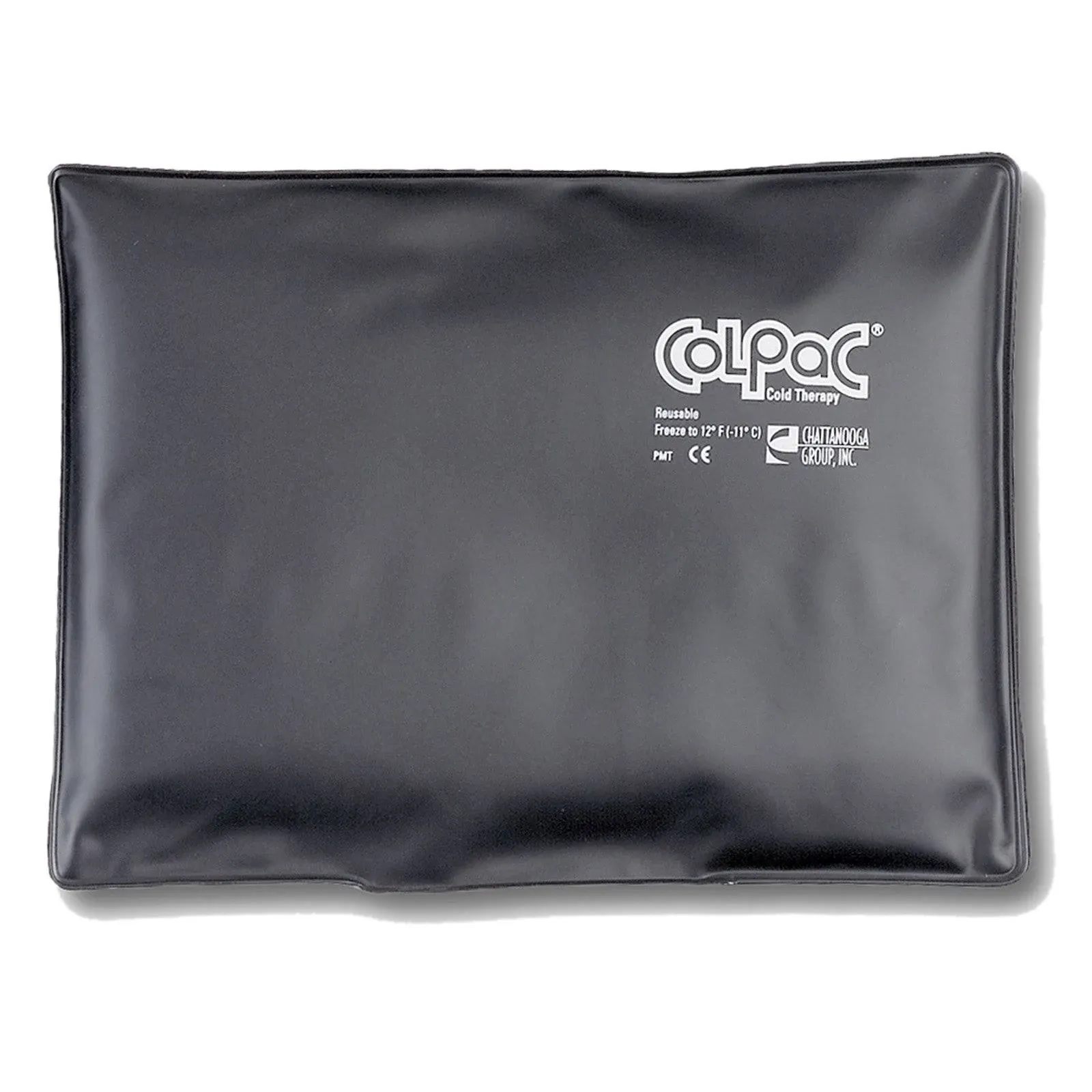 Chattanooga ColPac - Reusable Gel Ice Pack - Black Polyurethane - Standard - 10 in x 13.5 in - Cold Therapy - Knee, Arm, Elbow, Shoulder, Back - Aches, Swelling, Bruises, Sprains, Inflammation