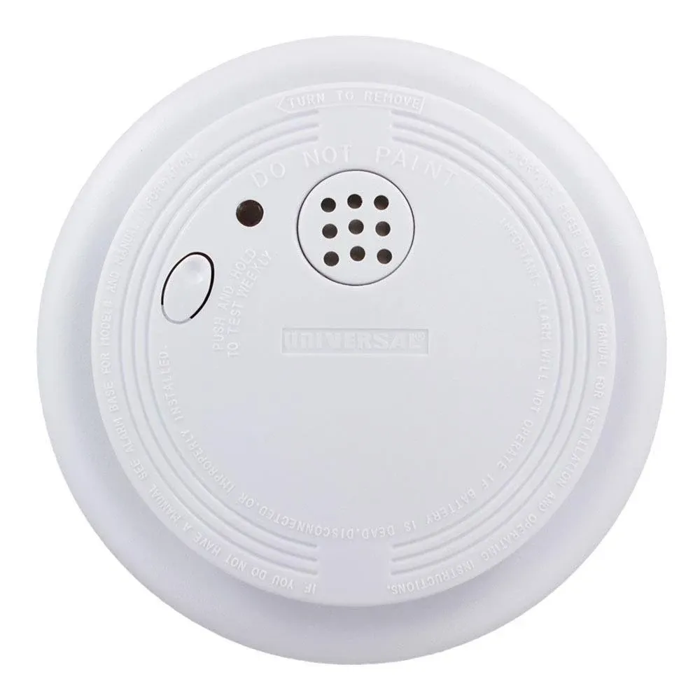 USI Electric SS-901-LR-6P Battery-Operated Photoelectric Smoke and Fire Alarm