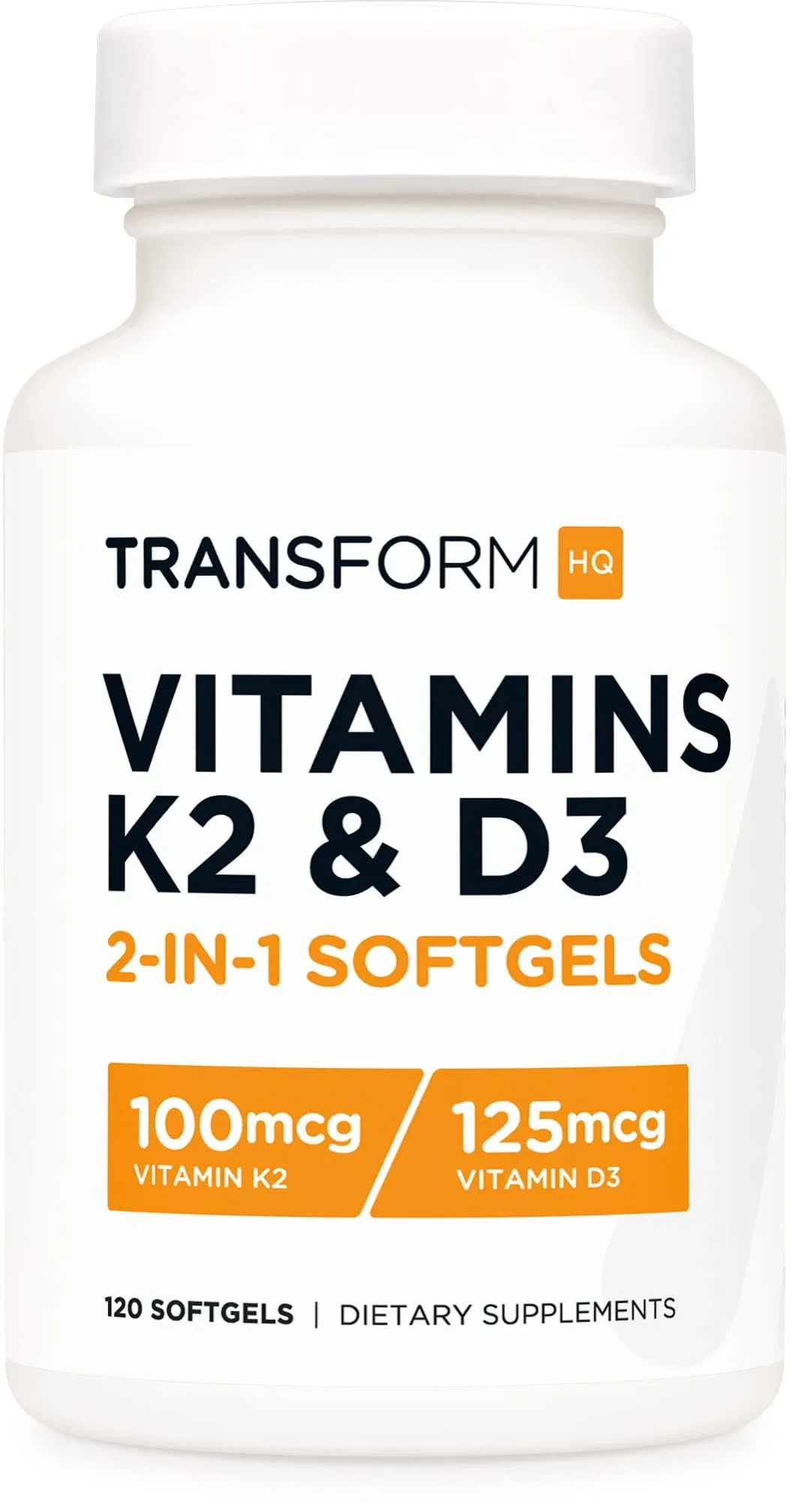 TransformHQ Softgels with K2 & D3