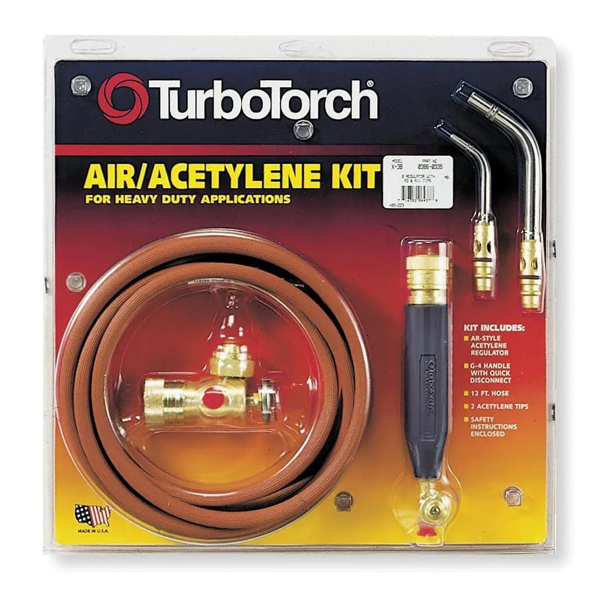 Torch Kit Swirls, Acetylene, X-3B, B Tank