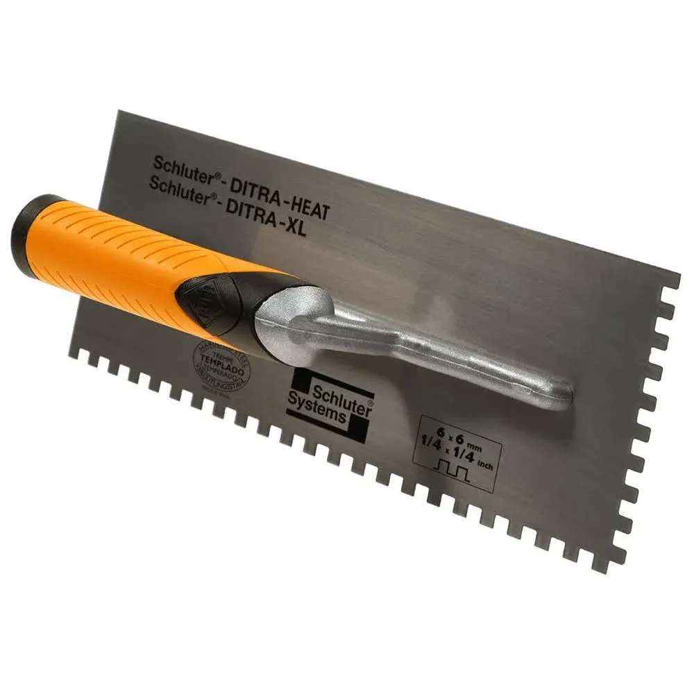 DITRA Heat XL Trowel 1/4" x 1/4" Square Notch