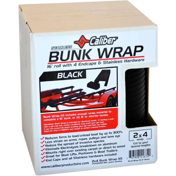 Caliber Bunk Wrap Kit Black 23050-BK