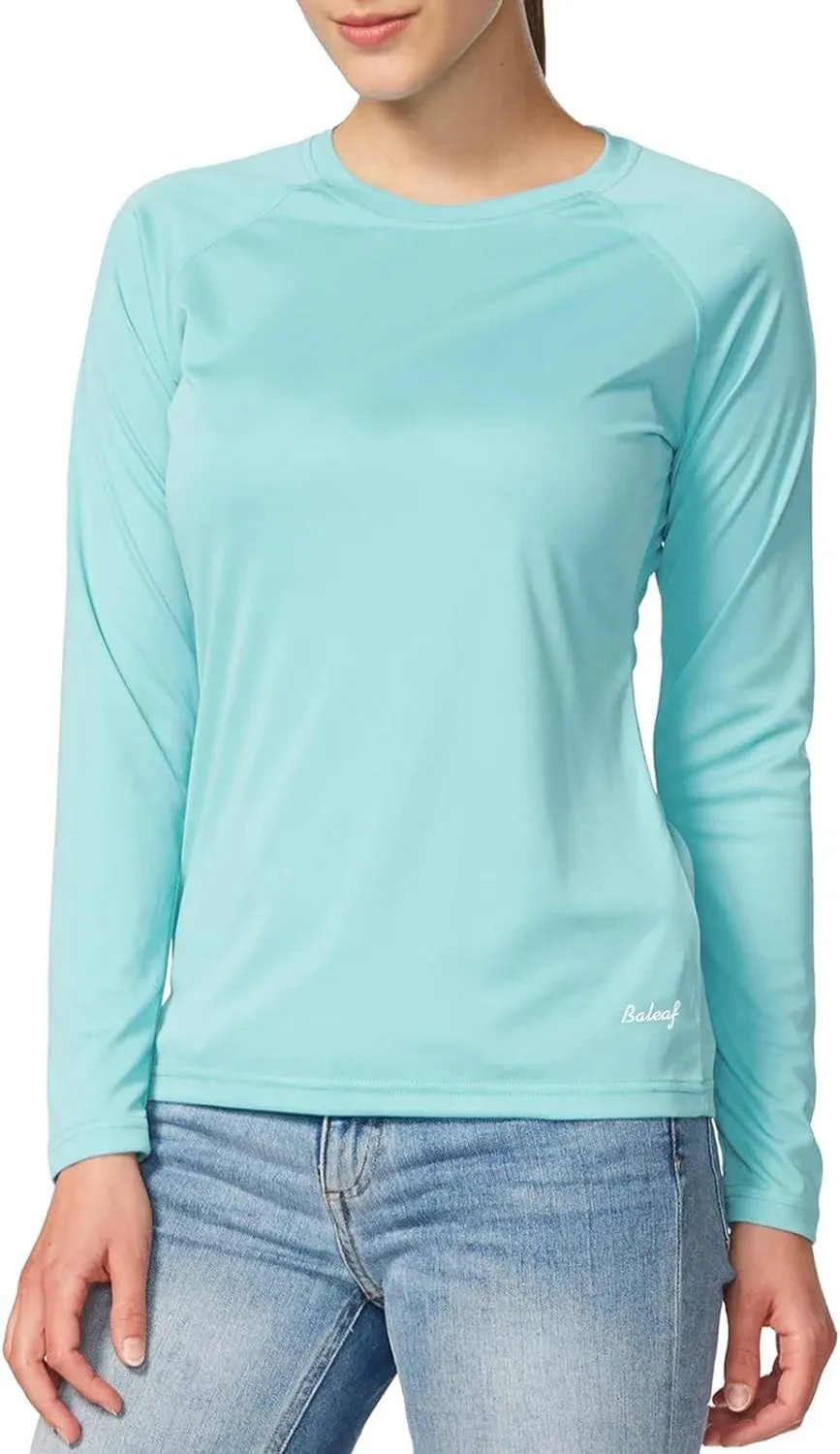 BALEAF Women&#039;s Long Sleeve Shirts UPF50+ Sun Protection Quick Dry Hiking Fishing