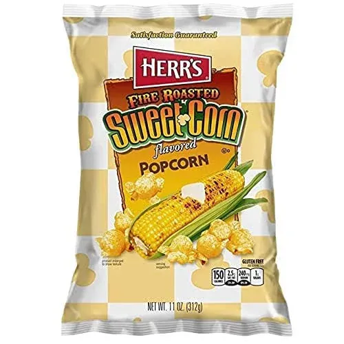 Herr's Fire Roasted Sweet Corn Popcorn 25 Grams PACK OF 30