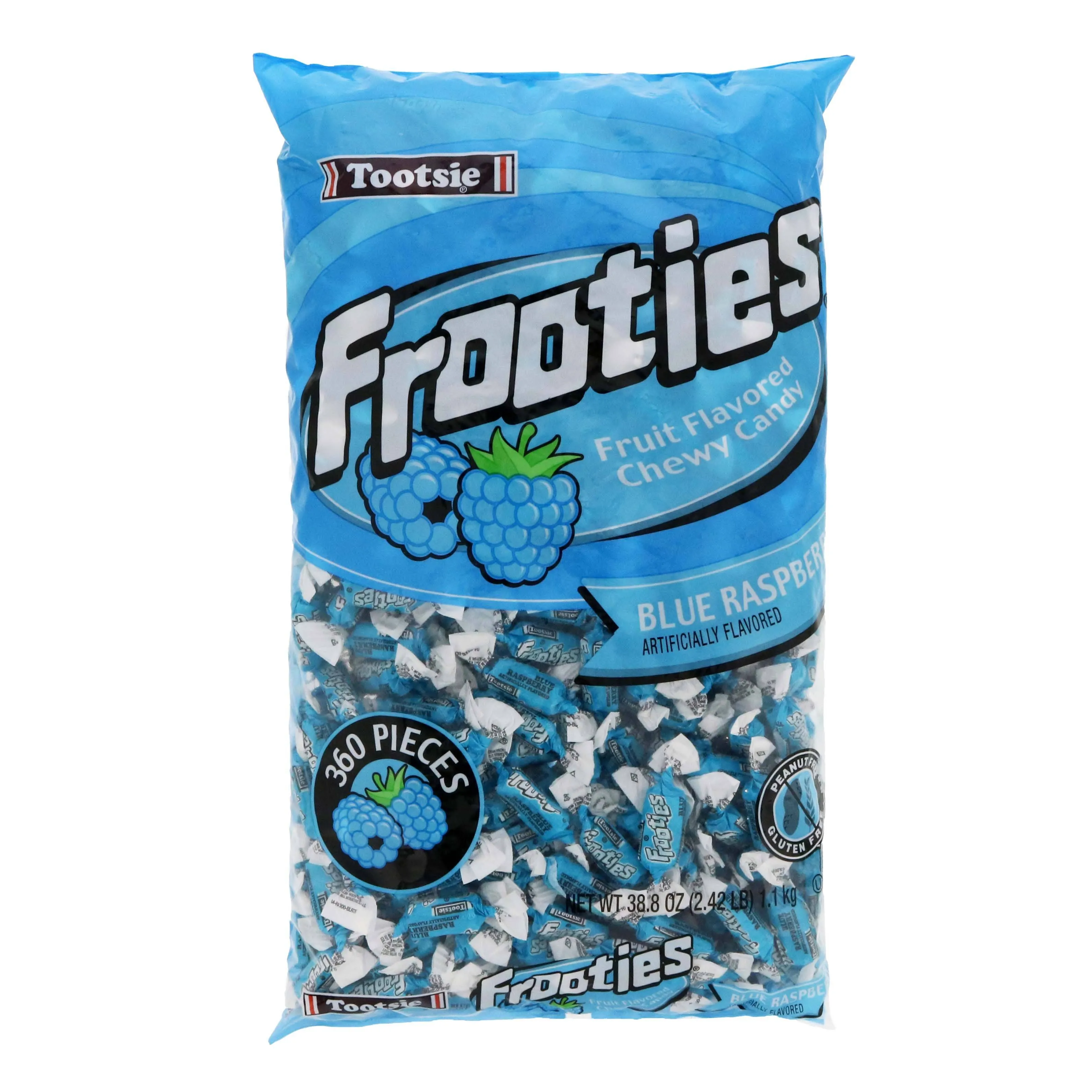 Blue Raspberry Frooties Chewy Candy, 38.8oz, 360pc