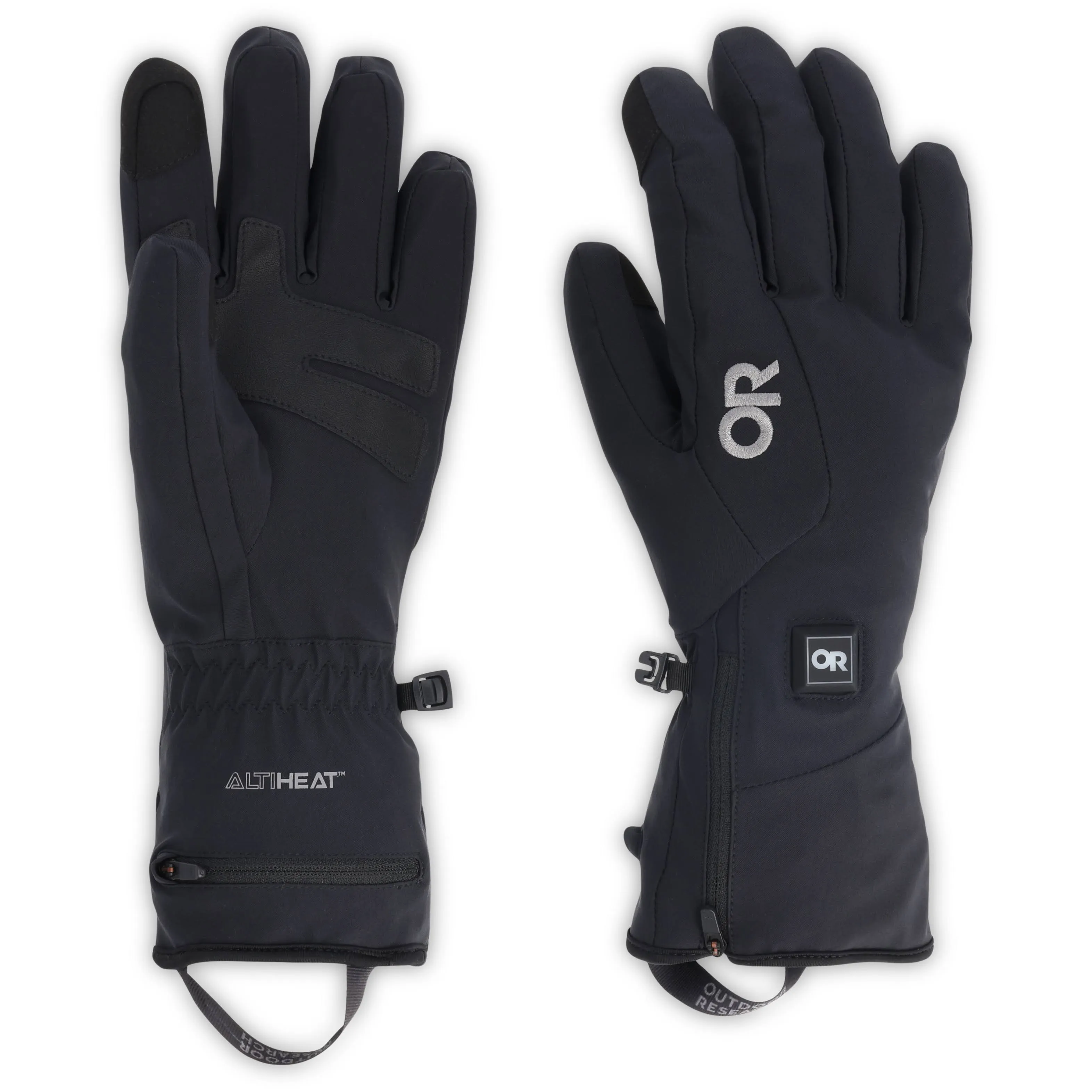 Outdoor Research Men's Sureshot Heated Softshell Gloves Black / Large