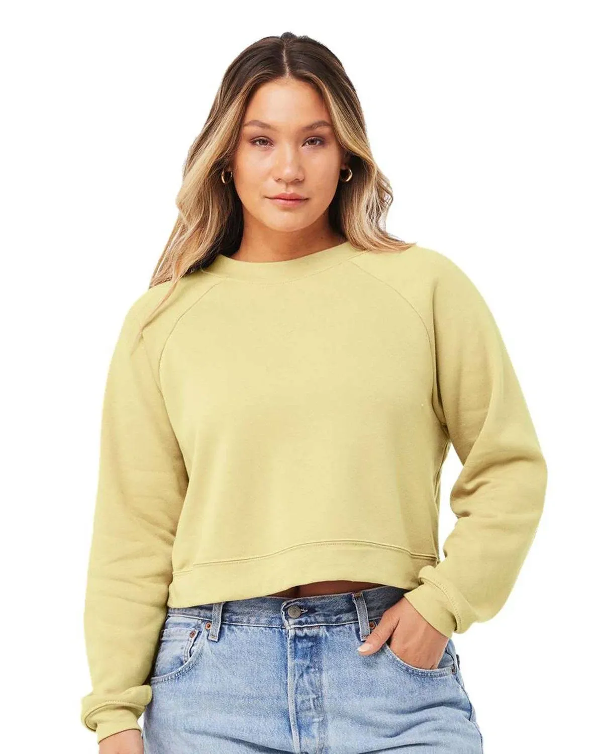 Bella + Canvas Women's Raglan Pullover Fleece