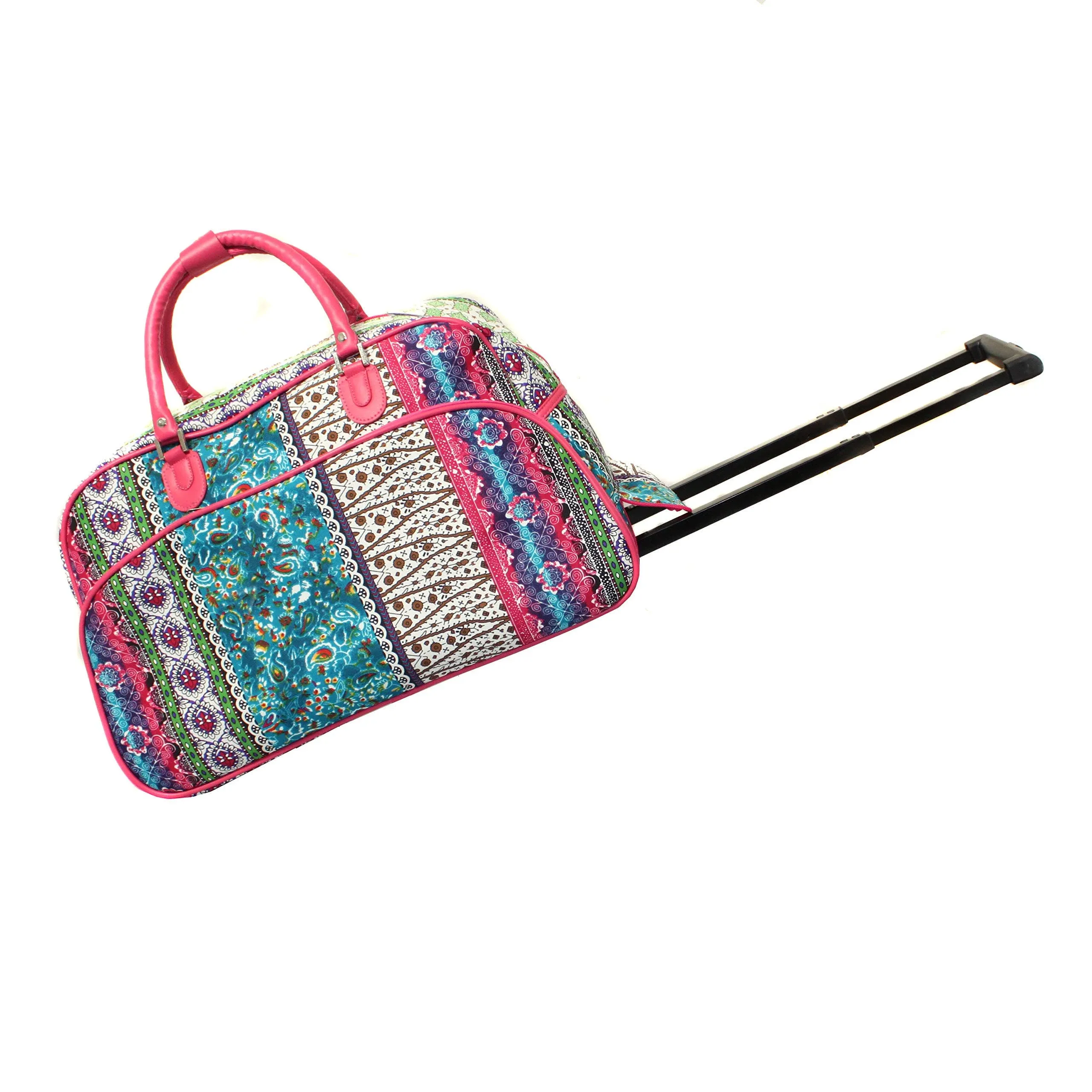 CalBags 21" Rolling Carry-On Duffel Bag - Bohemian