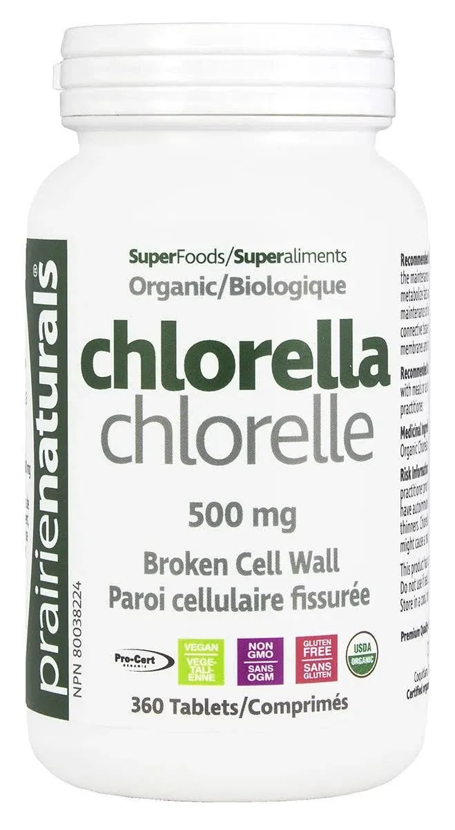 PRAIRIE NATURALS Organic Chlorella Powder (400 gr)