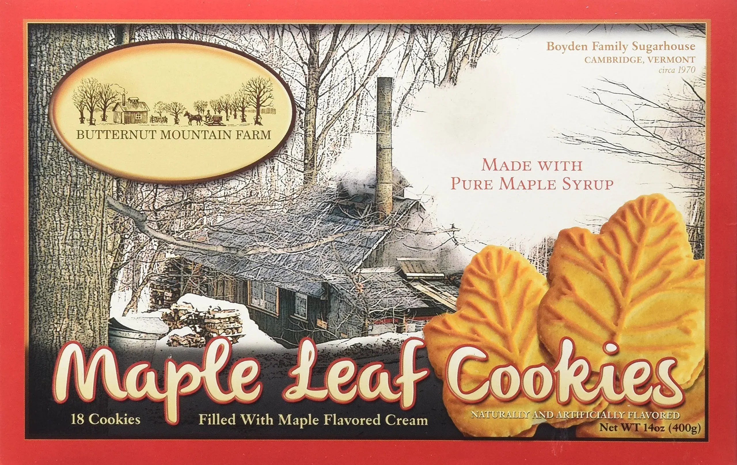 Maple Leaf Cookies - Butternut Mountain Farm