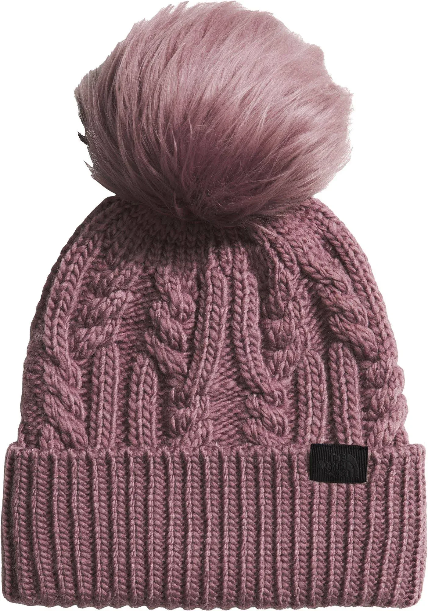 The North Face Women's Oh Mega Fur Pom Beanie - Fawn Grey