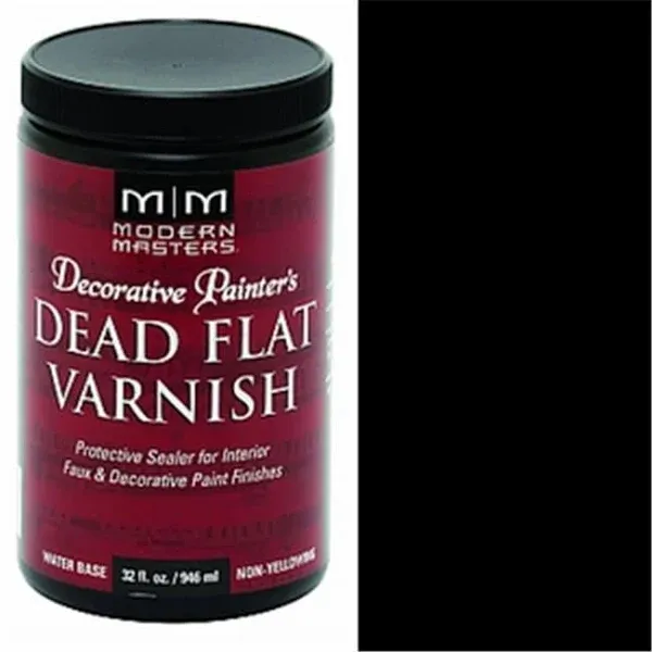 Modern Masters DP609-32 Dead Flat Varnish 32-Ounce