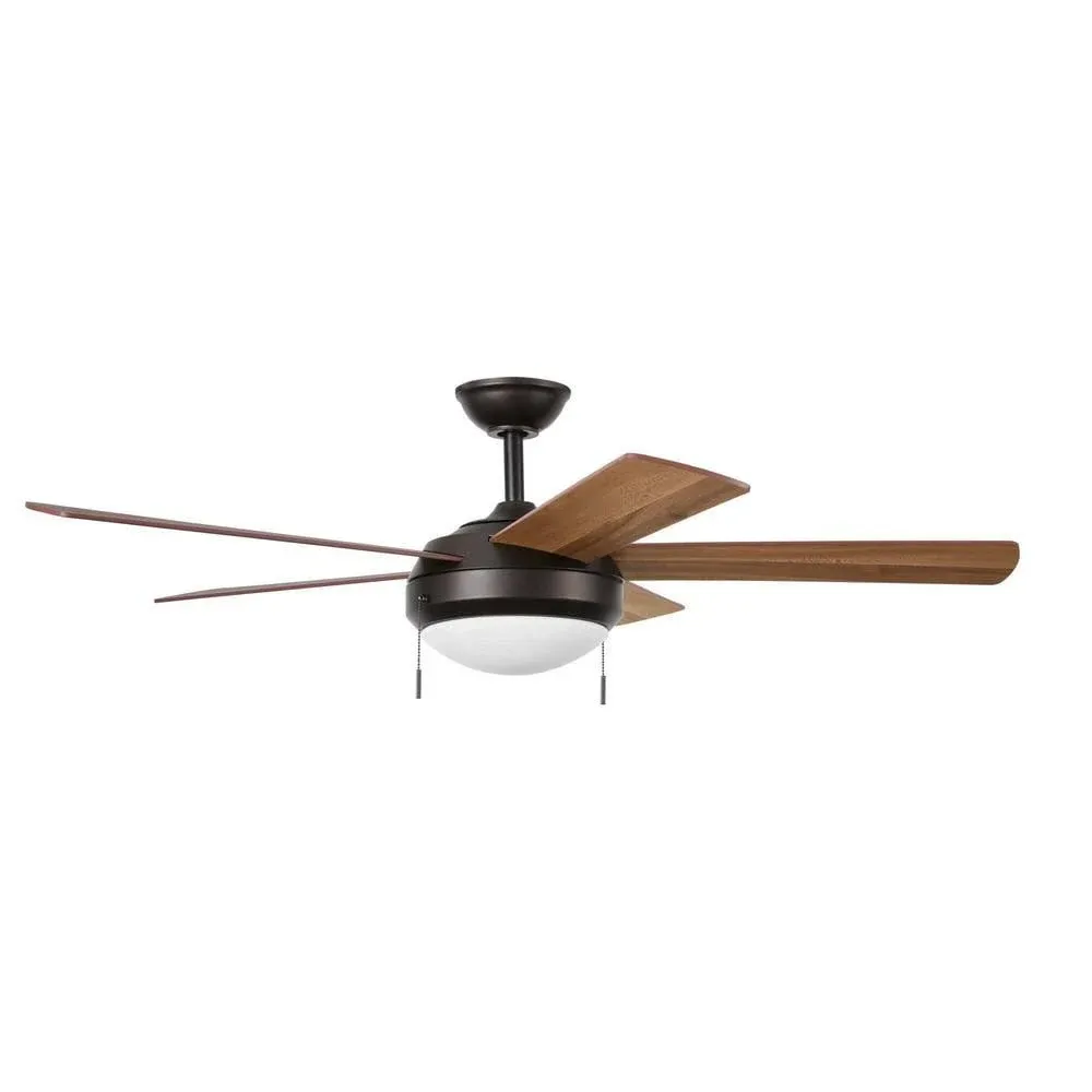 Hampton Bay SW20006 Claret 52 in. Indoor Ceiling Fan with Light Kit