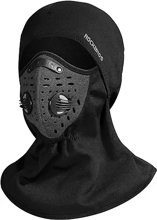 ROCKBROS Ski Mask Balaclava Winter Mask for Men Baclava Cold Weather Thermal Masks Cycling Black