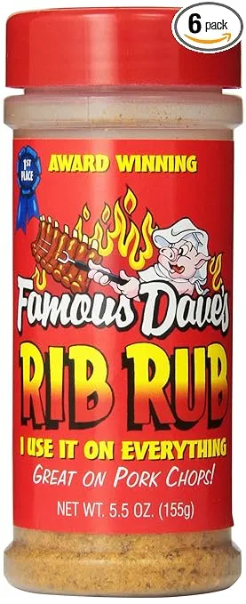 Famous Dave's - 6 pck, Rib Rub Seasoning (33 oz.)