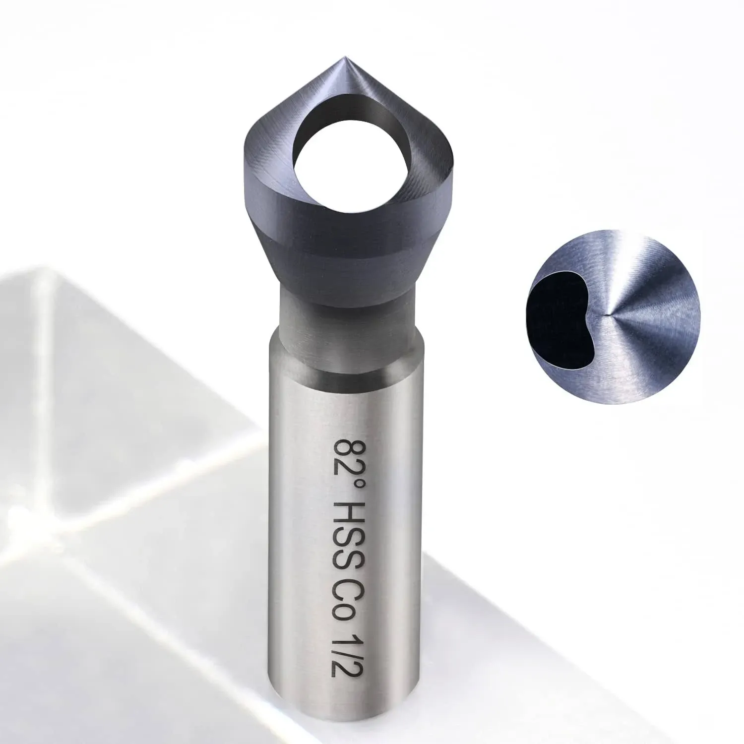 amoolo Single End Countersink Bit, Cobalt Steel Countersink Drill Bit with TiAlN ...