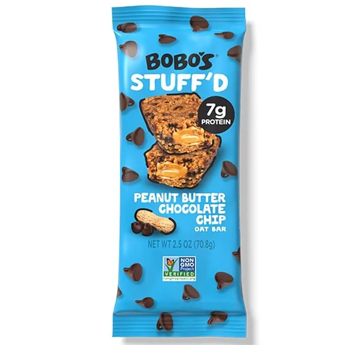 Bobo's Stuff'd Peanut Butter Chocolate Chip Oat Bars 12 Count