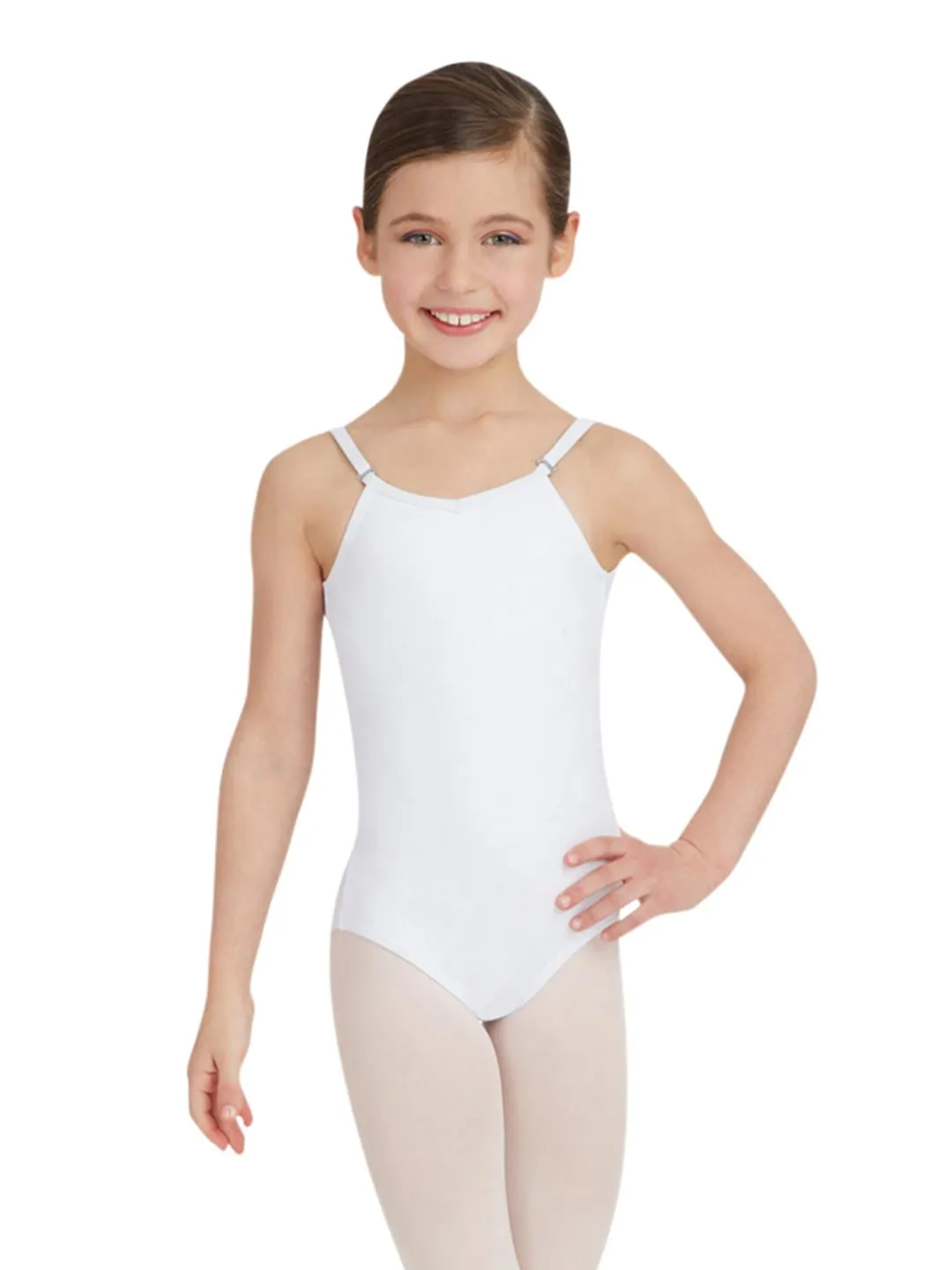 Capezio Team Basics Camisole Leotard w/ Adjustable Straps - Girls