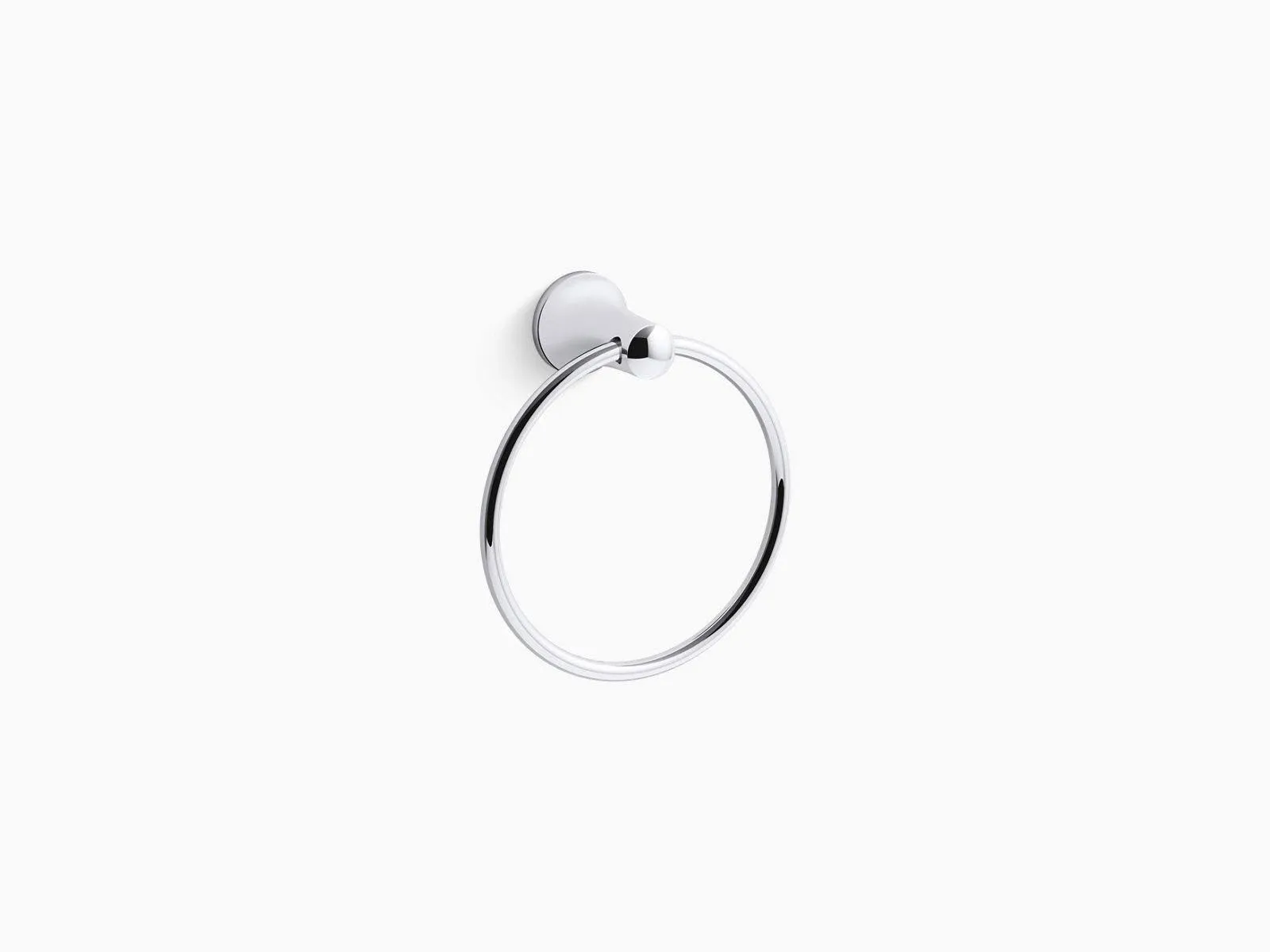 Kohler K-21955-CP Kohler K-21955 Tempered 6-7/8" Wall Mounted Towel Ring