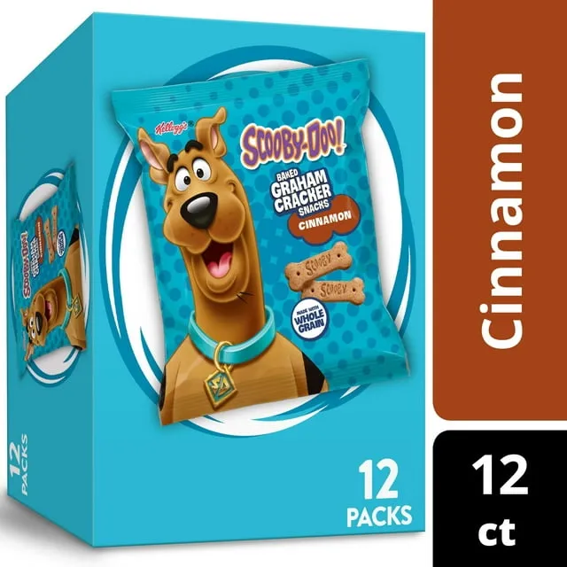 Keebler Scooby-Doo! Cinnamon Baked Graham Cracker Sticks 12 pk