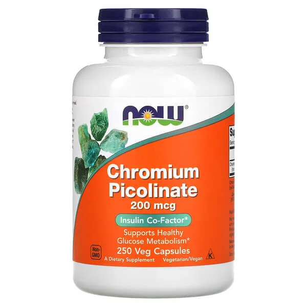 Chromium Picolinate 200 mcg - 250 Capsules by NOW