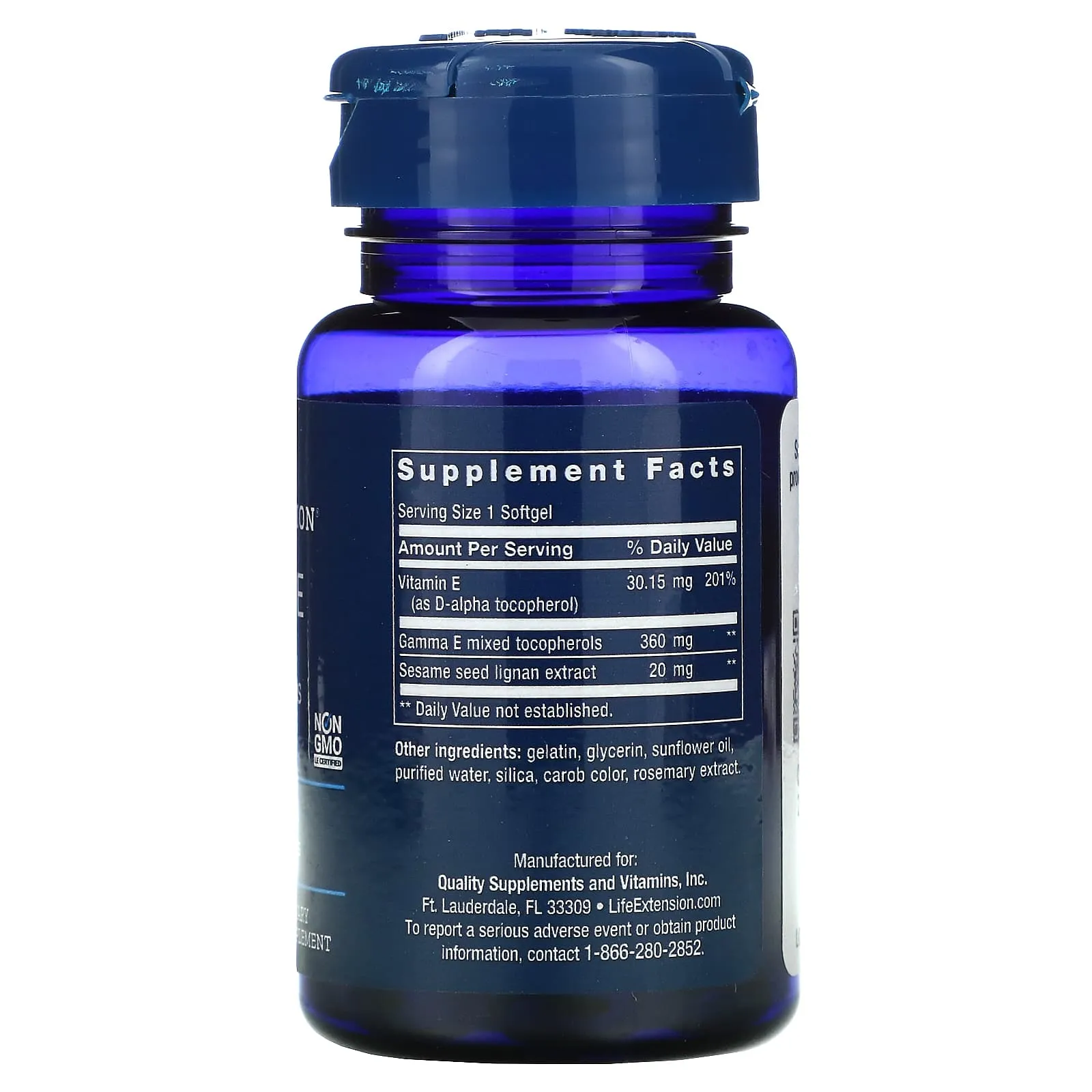 Life Extension Gamma E Softgels