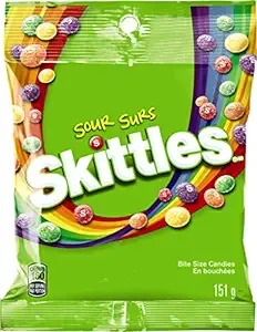 Skittles Sour Candy, 5.7 oz - Case of 12