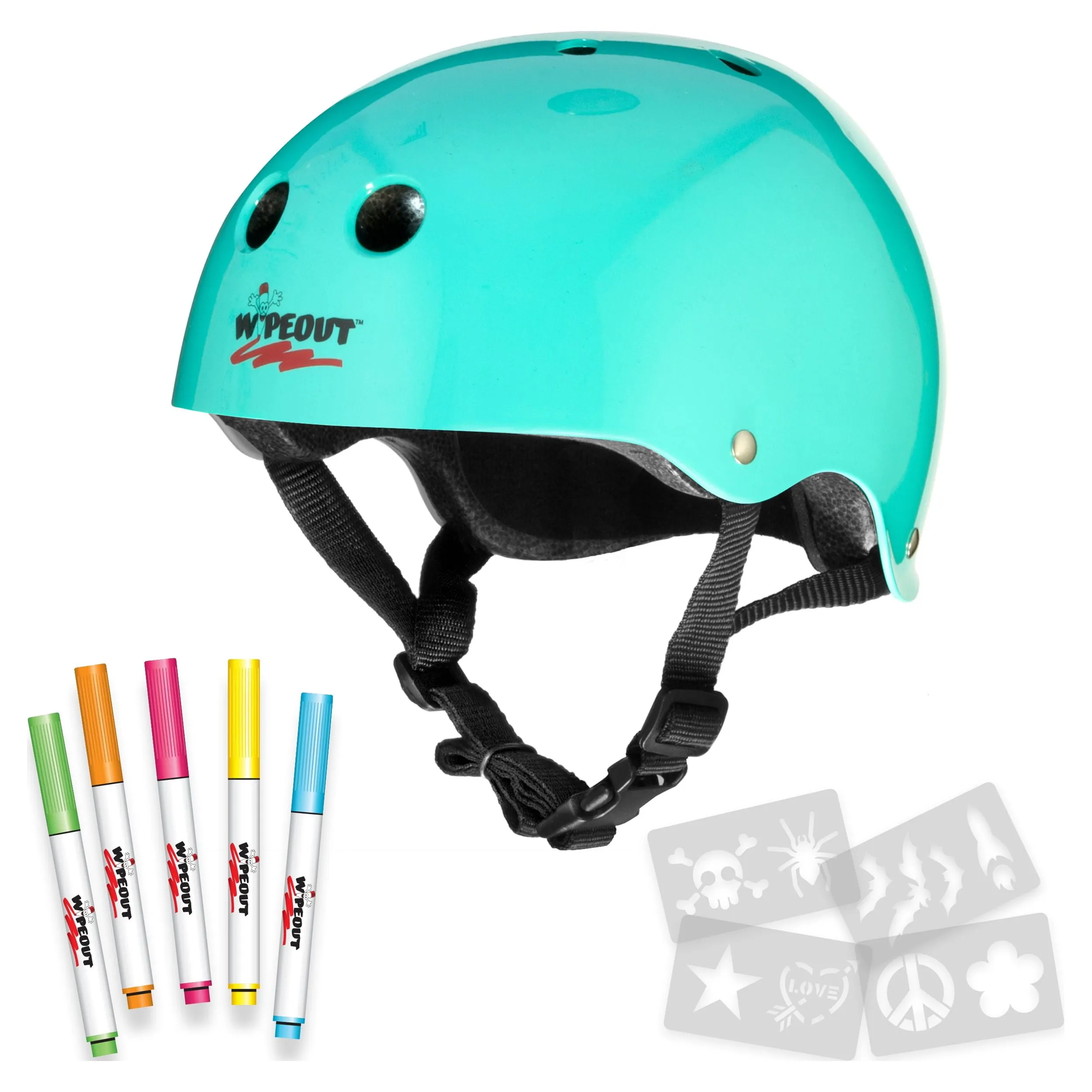 Wipeout Dry Erase Helmet (Teal)