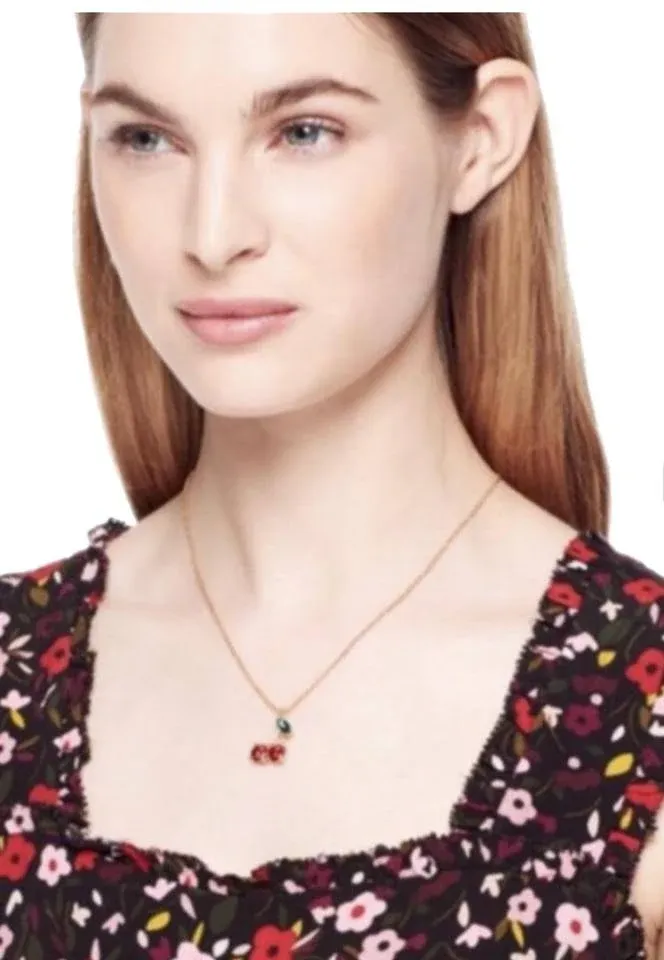 Kate Spade Cherry Mini Pendant Necklace