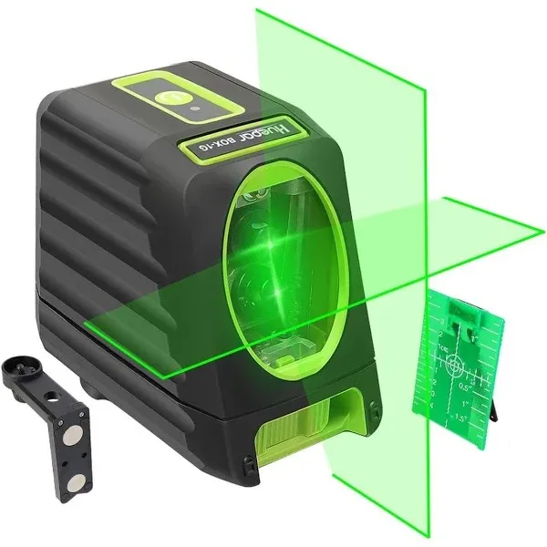 Self-Leveling Laser Level - Huepar BOX-1G 150ft/45m Outdoor Green Cross Line of