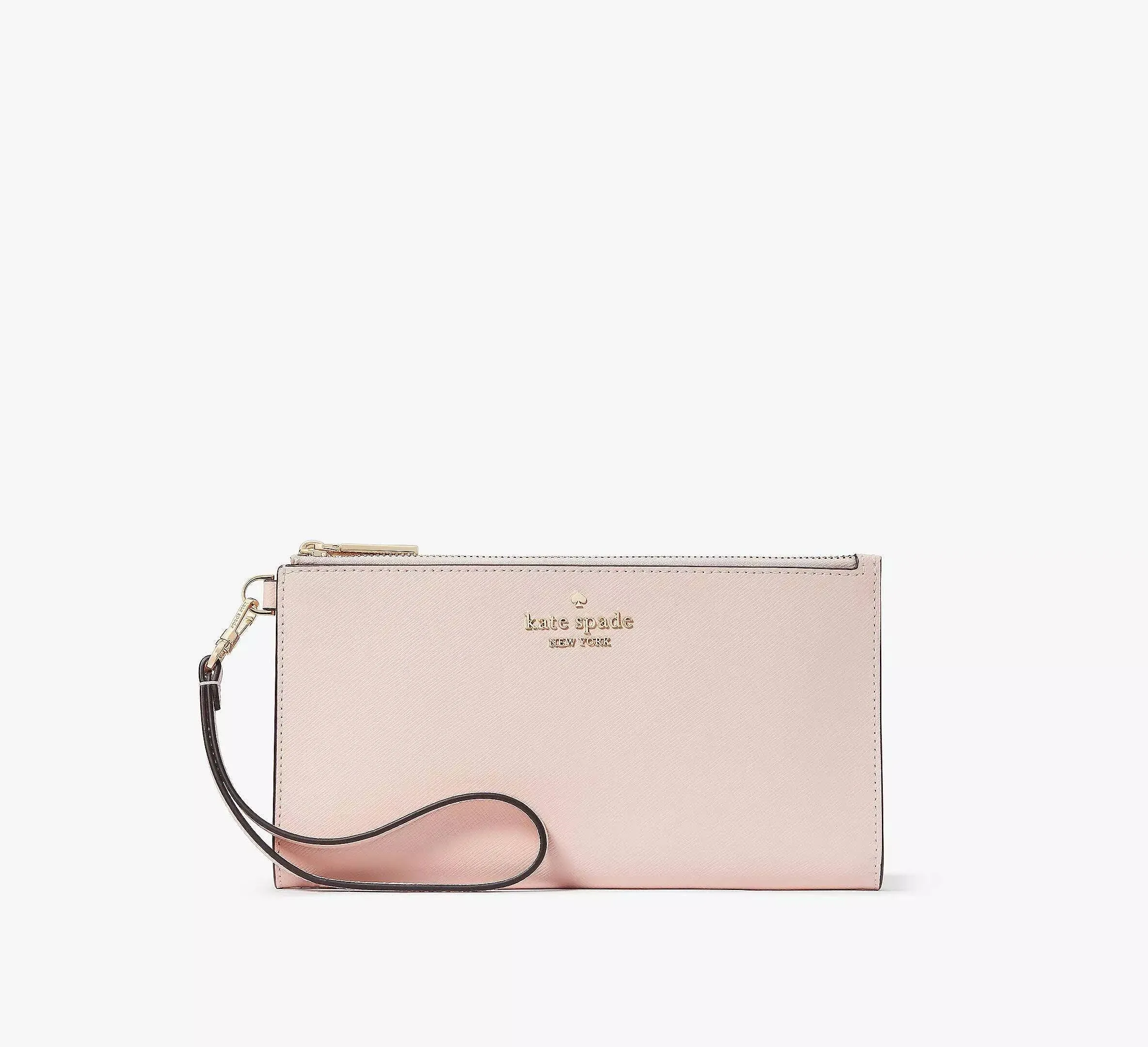 Kate Spade Madison double zip Leather Wristlet wallet