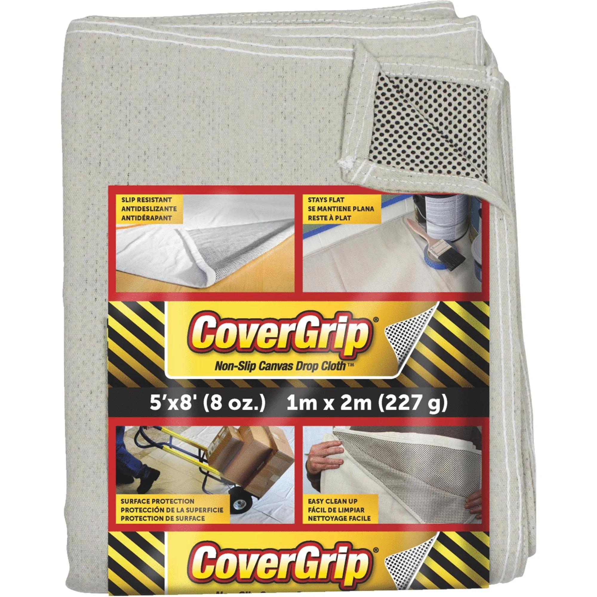 CoverGrip 5 ft. x 8 ft. Safety Drop Cloth