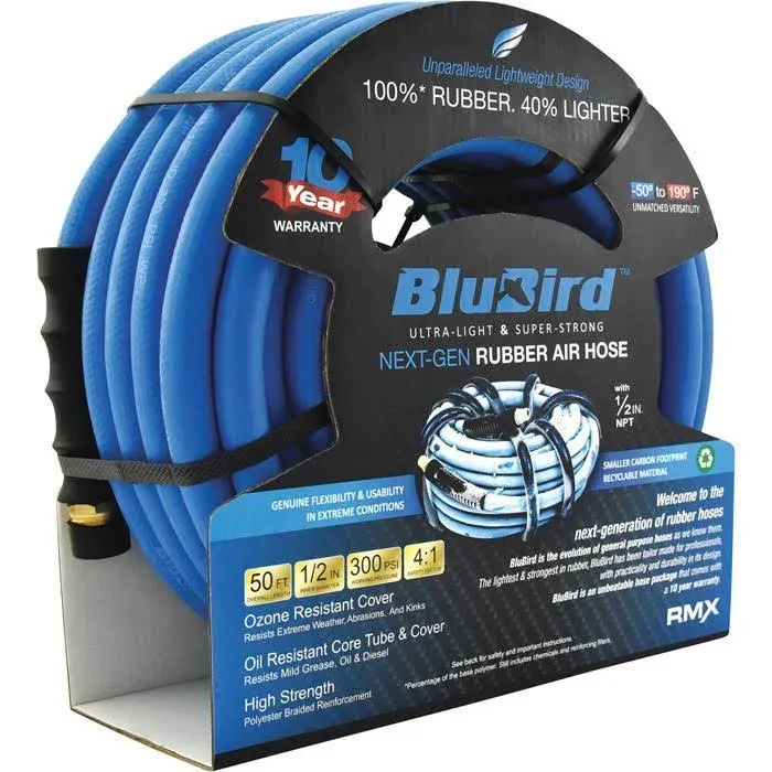 BluBird 1/2 in x 50 ft Air Hose