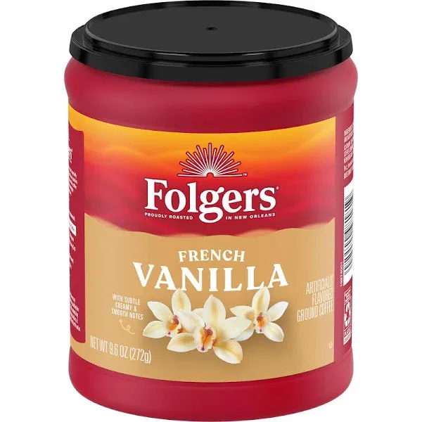 Folgers French Vanilla Flavored Ground Coffee