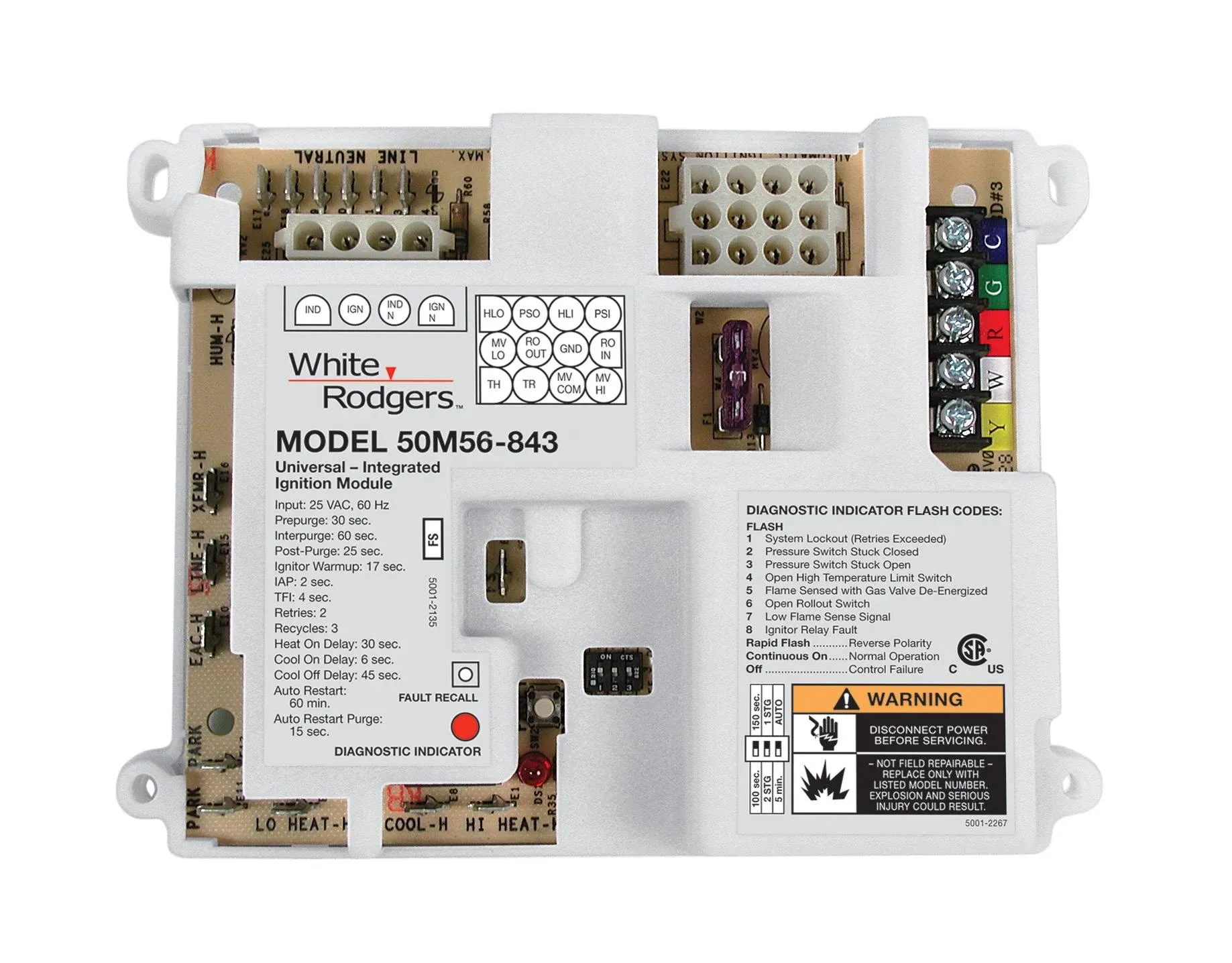 White-Rodgers 50M56U-843 Universal Integrated Control